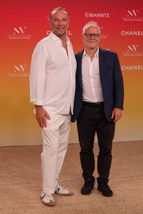 Jérôme Pulis Etchevers and Thierry Frémaux, General Delegate of the Cannes Film Festival, director of the Institut Lumière, at the La Gare du Midi theater in Biarritz as part of the Biarritz Film Festival Nouvelles Vagues on June 25, 2026. Jean Marc Lhomer, Bestimage. Celebrities at the La Gare du Midi theater in Biarritz as part of the Biarritz Film Festival – Nouvelles Vagues on June 25, 2026, in Biarritz, France  Copyright: xJean-MarcxLhomerx xBestimagexJean-MarcxLhomerx xBestimagex