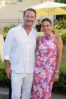 ABB BONPRIX- Julia Roentgen, Sascha Roentgen Schmitz zu Gast bei 40 Jahre bonprix Jubilaeumsparty im Curio Haus am 25.06.2026 in Hamburg Hamburg Deutschland *** ABB BONPRIX Julia Roentgen and Sascha Roentgen Schmitz were guests at the 40th anniversary party for bonprix at the Curio Haus on June 25, 2026, in Hamburg, Germany