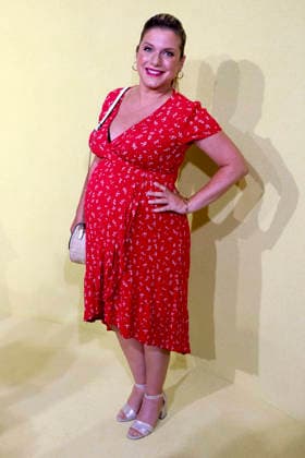 ABB BONPRIX- Jeanette Biedermann schwanger Babybauch zu Gast bei 40 Jahre bonprix Jubilaeumsparty im Curio Haus am 25.06.2026 in Hamburg Hamburg Deutschland *** ABB BONPRIX Jeanette Biedermann, pregnant and showing, attended the 40th anniversary party for bonprix at the Curio Haus on June 25, 2026, in Hamburg, Germany