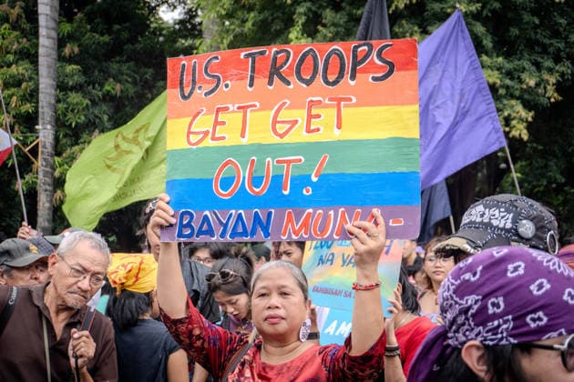 June 26, 2026, Quezon City, Quezon City, Philippines: LGBTQIA+ formations held a program at Liwasang Bonifacio, reaffirming the progressive spirit of pride. Today, June 26, marks the 2nd Stonewall celebration here in the Philippines, which pays tribute to the 1969 Stonewall Riots that sparked the modern gay rights movement around the globe. For progressives, pride is inseparable from the fight for climate justice, higher wages, to end militarization. That pride is to demand for genuine and systemic solutions. Quezon City Philippines - ZUMAs374 20260626_zip_s374_025 Copyright: xElessarxHamilixSarmagox