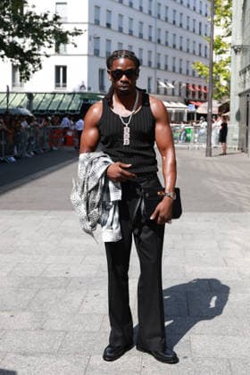 Gazo at the Amiri Men s Ready-to-Wear Spring Summer 2027 fashion show during Paris Fashion Week, June 25, 2026 Florian Lavielle Bestimage Celebrities at the Amiri Men’s Ready-to-Wear Spring Summer 2027 Collection fashion show during Paris Fashion Week on June 25, 2026, Paris, France  Copyright: xFlorianxLaviellex xBestimagexFlorianxLaviellex xBestimagex