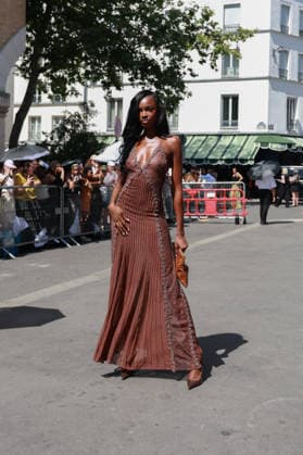 Leomie Anderson at the Amiri Men s Ready-to-Wear Spring Summer 2027 Collection fashion show during Paris Fashion Week, June 25, 2026 Florian Lavielle Bestimage Celebrities at the Amiri Men’s Ready-to-Wear Spring Summer 2027 Collection fashion show during Paris Fashion Week on June 25, 2026, Paris, France  Copyright: xFlorianxLaviellex xBestimagexFlorianxLaviellex xBestimagex