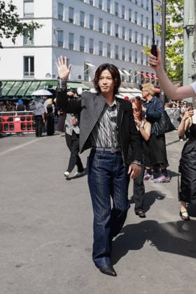 Yuta Jinguji at the Amiri Men s Ready-to-Wear Spring Summer 2027 fashion show during Paris Fashion Week, June 25, 2026 Florian Lavielle Bestimage Celebrities at the Amiri Men’s Ready-to-Wear Spring Summer 2027 Collection fashion show during Paris Fashion Week on June 25, 2026, Paris, France  Copyright: xFlorianxLaviellex xBestimagexFlorianxLaviellex xBestimagex