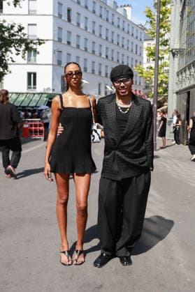 Leomie Anderson at the Amiri Men s Ready-to-Wear Spring Summer 2027 fashion show during Paris Fashion Week, June 25, 2026 Florian Lavielle Bestimage Celebrities at the Amiri Men’s Ready-to-Wear Spring Summer 2027 Collection fashion show during Paris Fashion Week on June 25, 2026, Paris, France  Copyright: xFlorianxLaviellex xBestimagexFlorianxLaviellex xBestimagex