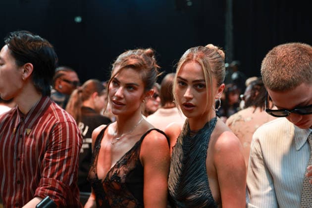 Shana Orts and Clara Berry at the Amiri Men s Ready-to-Wear Spring Summer 2027 fashion show during Paris Fashion Week, June 25, 2026 Florian Lavielle Bestimage Celebrities at the Amiri Men’s Ready-to-Wear Spring Summer 2027 Collection fashion show during Paris Fashion Week on June 25, 2026, Paris, France  Copyright: xFlorianxLaviellex xBestimagexFlorianxLaviellex xBestimagex