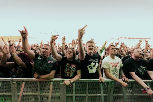 Gatecreeper live at Copenhell 2026 Copenhagen, Denmark. 25th, June 2026. Festival goers seen headbanging at a live concert with the American death metal band Gatecreeper during the Danish heavy metal festival Copenhell 2026 in Copenhagen. Denmark, Copenhagen  Copyright: xGonzalesxPhoto MathiasxKristensenx