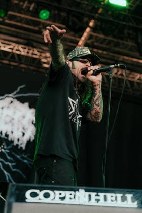 Gatecreeper live at Copenhell 2026 Copenhagen, Denmark. 25th, June 2026. The American death metal band Gatecreeper performs a live concert during the Danish heavy metal festival Copenhell 2026 in Copenhagen. Here vocalist Chase Mason is seen live on stage. Denmark, Copenhagen  Copyright: xGonzalesxPhoto MathiasxKristensenx