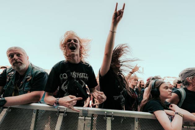 Gatecreeper live at Copenhell 2026 Copenhagen, Denmark. 25th, June 2026. Festival goers seen headbanging at a live concert with the American death metal band Gatecreeper during the Danish heavy metal festival Copenhell 2026 in Copenhagen. Denmark, Copenhagen  Copyright: xGonzalesxPhoto MathiasxKristensenx