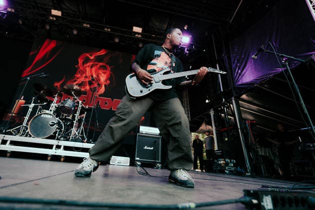 Gridiron live at Copenhell 2026 Copenhagen, Denmark. 25th, June 2026. The American hardcore band Gridiron performs a live concert during the Danish heavy metal festival Copenhell 2026 in Copenhagen. Here guitarist Xavier Wilson is seen live on stage. Denmark, Copenhagen  Copyright: xGonzalesxPhoto MathiasxKristensenx