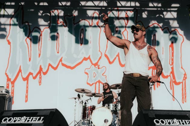 Kublai Khan TX live at Copenhell 2026 Copenhagen, Denmark. 25th, June 2026. The American metalcore band Kublai Khan TX performs a live concert during the Danish heavy metal festival Copenhell 2026 in Copenhagen. Here vocalist Matt Honeycutt is seen live on stage. Denmark, Copenhagen  Copyright: xGonzalesxPhoto MathiasxKristensenx