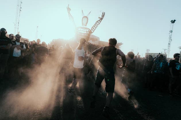 Kublai Khan TX live at Copenhell 2026 Copenhagen, Denmark. 25th, June 2026. Concert goers seen at a live concert with the American metalcore band Kublai Khan TX during the Danish heavy metal festival Copenhell 2026 in Copenhagen. Denmark, Copenhagen  Copyright: xGonzalesxPhoto MathiasxKristensenx
