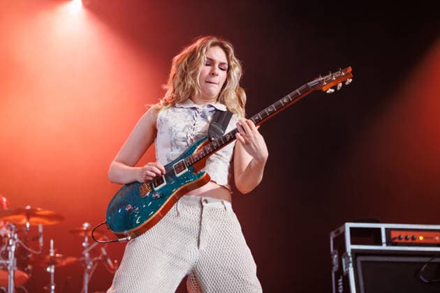 The Warning live at Tons of Rock 2026 Oslo, Norway. 25th, June 2026. The Mexican hard rock band The Warning performs a live concert during the Norwegian music festival Tons of Rock 2026 in Oslo. Here guitarist and singer Daniela Villarreal is seen live on stage. Norway, Oslo  Copyright: xGonzalesxPhoto KetilxMartinsenx