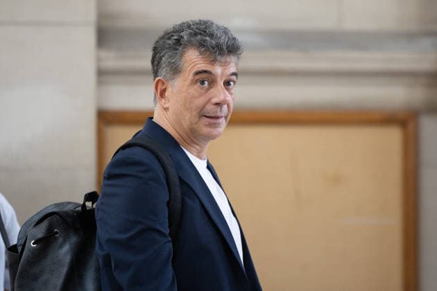 Stephane Plaza Appeal Trial - Paris French TV host and real estate agent Stephane Plaza arrives for his trial in appeal for domestic violence in Paris on June 26, 2026. Photo by Raphael Lafargue ABACAPRESS.COM Paris France  Copyright: xLafarguexRaphael ABACAx
