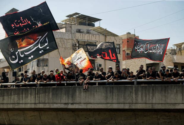 June 26, 2026, Beirut, Beirut, Lebanon: Pro-Iranian Hezbollah supporters take part in a rally during the last day of Ashoura, that marks the 7th century martyrdom of Imam Hussein, grandson of the Prophet Muhammad, at the Battle of Karbala in A.D. 680. This year, Ashoura comes after months of war in Iran and Lebanon, homes to two of the worldÃ¢â‚¬â ¢s largest Shiite populations. Iran and the U.S. this week launched talks aimed at finalizing a fragile ceasefire agreement. Hezbollah leader Naim Qassem said that Israel must withdraw completely from Lebanon, accusing it of seeking to occupy the country and warning that it would leave Ã¢â‚¬oehumiliated and defeated. Beirut Lebanon - ZUMAn313 20260626_zip_n313_015 Copyright: xMarwanxNaamanix