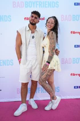 Screening von Bad Boyfriends in Köln. Momo Chahine und Sandra Sicora beim Screening des neuen filmpool-Formats Bad Boyfriends (RTL+) am 25.06.2026 im Bootshaus in Köln. Koeln Bootshaus Nordrhein-Westfalen *** Screening of Bad Boyfriends in Cologne: Momo Chahine and Sandra Sicora at the screening of the new filmpool format Bad Boyfriends on RTL on June 25, 2026, at the Bootshaus in Cologne, North Rhine-Westphalia