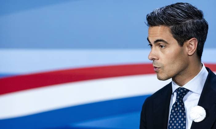 THE HAGUE - Prime Minister Rob Jetten speaks to the press during the weekly press conference following the Council of Ministers. REMKO DE WAAL ANP netherlands out - belgium out  Copyright: xx x562054954x originalFilename: 562054954.jpg