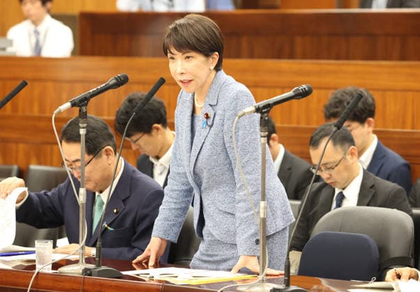 June 26, 2026, Tokyo, Japan - Japanese Prime Minister Sanae Takaichi answers a question at Upper House s ad-hoc committee session of the anti-disaster at the National Diet in Tokyo on Friday, June 26, 2026. (photo by Yoshio Tsunoda AFLO)  aflo_335863045