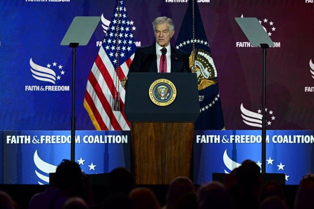 Faith and Freedom Coalition’s Road to Majority Conference 2026 WASHINGTON DC, UNITED STATES - JUNE 26: Administrator of the US Centers for Medicare and Medicaid Services Mehmet Oz speaks at Faith and Freedom Coalition’s Road to Majority Conference 2026 at the Washington Hilton Hotel in Washington DC, United States on June 26, 2026. Kyle Mazza Anadolu Washington DC United States. Editorial use only. Please get in touch for any other usage.  Copyright: x2026xAnadoluxKylexMazzax