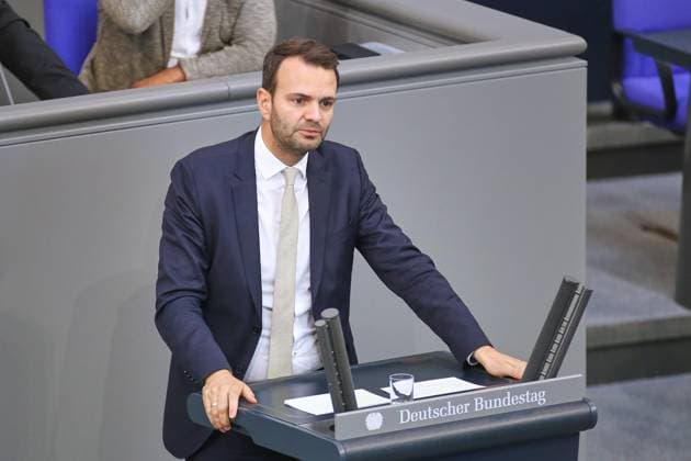 Berlin, Deutschland, 26.06.2026: Deutscher Bundestag: 87. Bundestagssitzung: Florian Dorn, CSU *** Berlin, Germany, June 26, 2026 German Bundestag 87th Session of the Bundestag Florian Dorn, CSU Copyright: xdtsxNachrichtenagenturx dts_125396