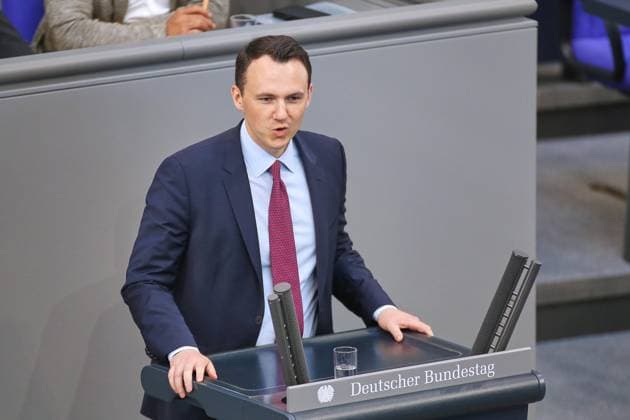 Berlin, Deutschland, 26.06.2026: Deutscher Bundestag: 87. Bundestagssitzung: Pascal Reddig, CDU *** Berlin, Germany, June 26, 2026 German Bundestag 87th Session of the Bundestag Pascal Reddig, CDU Copyright: xdtsxNachrichtenagenturx dts_125403