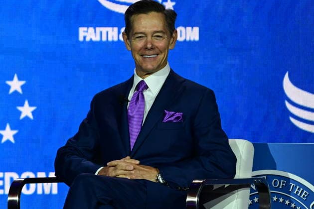 Faith and Freedom Coalition’s Road to Majority Conference 2026 WASHINGTON DC, UNITED STATES - JUNE 26: Chairman Ralph Reed is seen on stage at Faith and Freedom Coalition’s Road to Majority Conference 2026 at the Washington Hilton Hotel in Washington, DC, United States on June 26, 2026. Kyle Mazza Anadolu Washington DC United States. Editorial use only. Please get in touch for any other usage.  Copyright: x2026xAnadoluxKylexMazzax