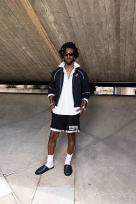 Saint John at the Willy Chavarria Men’s Ready-to-Wear Spring Summer 2027 show at Espace Niemeyer during Paris Fashion Week (PFW), June 26, 2026 Jeremy Melloul Bestimage Celebrities at the Willy Chavarria Men’s Ready-to-Wear Spring Summer 2027 show at Espace Niemeyer during Paris Fashion Week (PFW), on June 26, 2026, Paris, France  Copyright: xJeremyxMelloulx xBestimagexJeremyxMelloulx xBestimagex