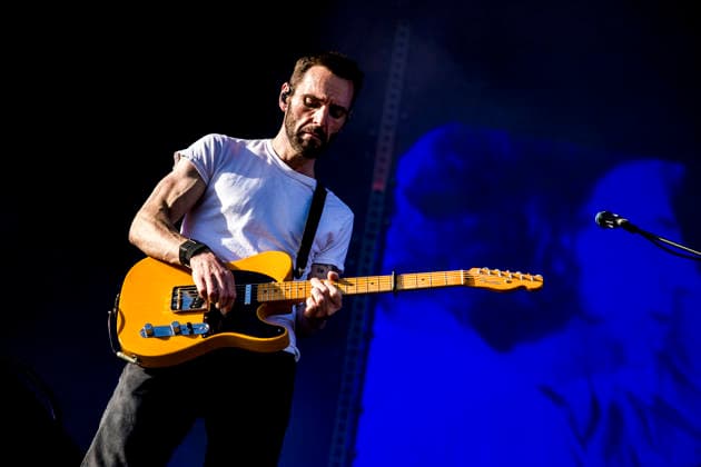 Snow Patrol live at Tinderbox 2026 Odense, Denmark. 26th, June 2026. The Northern Irish rock band Snow Patrol performs a live concert at during the Danish music festival Tinderbox 2026 in Odense. Here musician Johnny McDaid is seen live on stage. Denmark, Odense  Copyright: xGonzalesxPhoto LassexLagonix