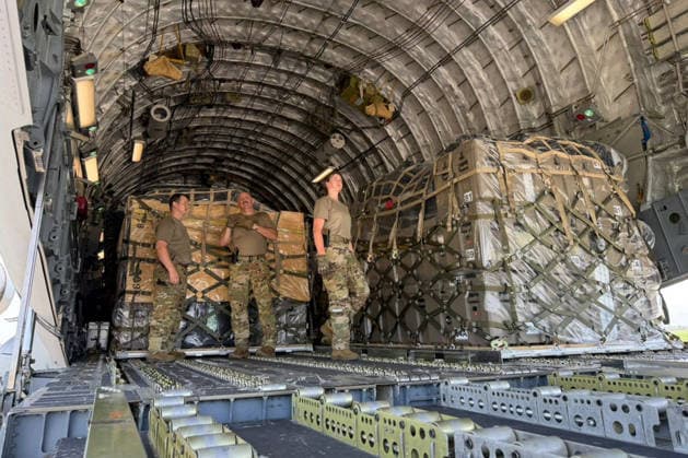 Members of USA-01, the Urban Search and Rescue Team from Fairfax County, VA, arrived in Venezuela on Friday, June 26, 2026, with 79 personnel, six K9s, and 70k lbs of equipment, to assist Venezuelan authorities with search and rescue operations following the recent earthquakes. Additional shipments into the country bring critical capabilities to the field: rescue tools, medical equipment, and logistical resources that will accelerate operations in the hardest-hit areas. Photo via U.S. Embassy in Venezuela  WAX2026062603 U.S.xEMBASSYxVENEZUELA