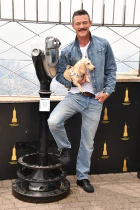 NEW YORK, NY - JUNE 26: Luke Evans Lights the Empire State Building in Partnership with the Stonewall Inn Gives Back Initiative and the Trevor Project to Celebrate New York City Pride 2026 on June 26, 2026 in New York City. Copyright: xmpi099 MediaPunchx