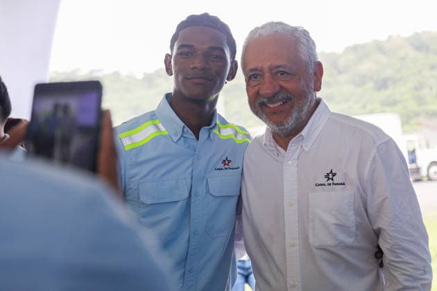 Panama Canal marks 10th anniversary of expanded locks PANAMA CITY, PANAMA - JUNE 26: Panama Canal Administrator Dr. Ricaurte Vasquez Morales attends an event marking the 10th anniversary of the inauguration of the expanded Panama Canal in Panama City, Panama, on June 26, 2026. Opened in 2016 with the Agua Clara and Cocoli locks, the expansion significantly increased the canal s capacity, enabling more Neo-Panamax vessel transits and reinforcing its importance to global shipping and trade. Daniel Gonzalez Anadolu Panama City Panama. Editorial use only. Please get in touch for any other usage.  Copyright: x2026xAnadoluxDanielxGonzalezx