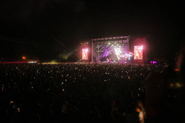 Croatia Black Eyed Peas Concert Taboo, apl.de.ap, will.i.am, and J.Rey Soul of Black Eyed Peas perform on stage during their concert at Bundek Lake in Zagreb, Croatia on June 26, 2026.  LucijaxOcko PIXSELL