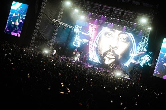 Croatia Black Eyed Peas Concert Taboo, apl.de.ap, will.i.am, and J.Rey Soul of Black Eyed Peas perform on stage during their concert at Bundek Lake in Zagreb, Croatia on June 26, 2026.  LucijaxOcko PIXSELL