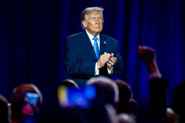June 26, 2026, Washington, District Of Columbia, USA: United States President Donald J Trump departs after making remarks during the Faith and Freedom Coalition 2026 Road to Majority Policy Conference at the Washington Hilton Hotel in Washington, DC, USA, on Friday, June 26, 2026. President Trump and members of his cabinet will return to the Washington Hilton for the first time since the White House CorrespondentsÃ¢â‚¬â ¢ Association dinner shooting earlier this year Washington USA - ZUMAs152 20260626_faa_s152_073 Copyright: xBonniexCashx-xPoolxviaxCNPx