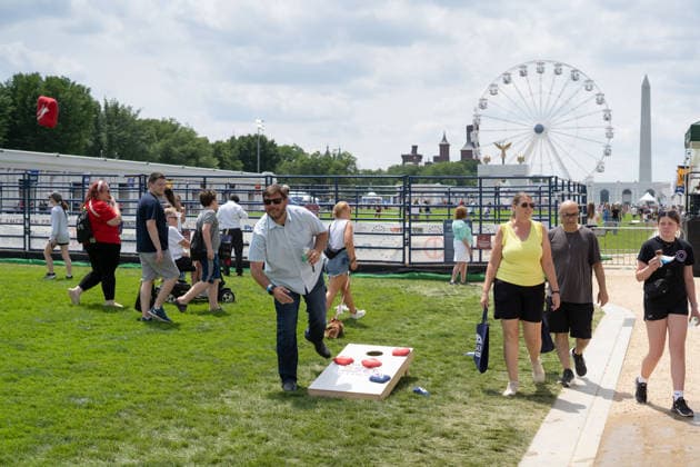 June 26, 2026, Washington, Dc, Washington, Dc, USA: The Great American State Fair s theme was Land and Prosperity on Friday, June 26. The daily rodeo took place at 4:00pm and included bull riding. Washington, Dc USA - ZUMAm230 20260626_znp_m230_006 Copyright: xNickxMasonx