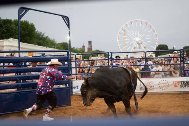 June 26, 2026, Washington, Dc, Washington, Dc, USA: The Great American State Fair s theme was Land and Prosperity on Friday, June 26. The daily rodeo took place at 4:00pm and included bull riding. Washington, Dc USA - ZUMAm230 20260626_znp_m230_034 Copyright: xNickxMasonx
