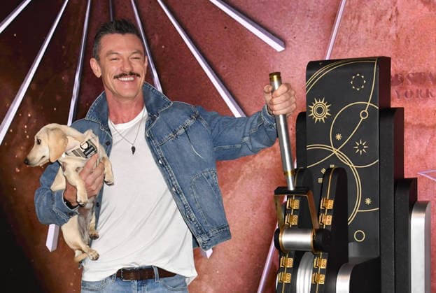 NEW YORK, NY - JUNE 26: Luke Evans Lights the Empire State Building in Partnership with the Stonewall Inn Gives Back Initiative and the Trevor Project to Celebrate New York City Pride 2026 on June 26, 2026 in New York City. Credit: AdMedia New York City USA - ZUMAa123 20260626_zaa_a123_082 Copyright: xJohnxFyckex