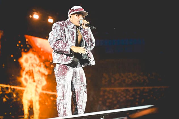 June 26, 2026, Napoli, Italy: Italian rapper Emanuele Palumbo better known as Geolier performs live at Stadium Maradona in Napoli during his Stadi Tour 2026. Napoli Italy  - ZUMAs197 20260626_aaa_s197_151 Copyright: xPaolaxVisonex