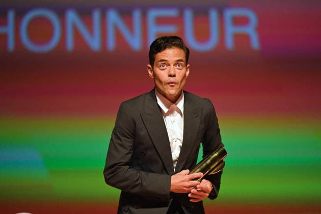 4th Nouvelles Vagues International Biarritz Film Festival Day Four FC Rami Malek speaks onstage during the premiere of In Waves on Day Four of the 4th Nouvelles Vagues International Biarritz Film Festival on June 26, 2026 in Biarritz, France. Photo by Franck Castel ABACAPRESS.COM Biarritz France  Copyright: xCastelxFranck ABACAx