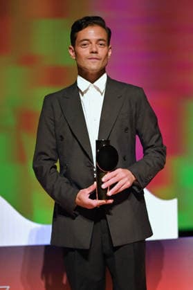 4th Nouvelles Vagues International Biarritz Film Festival Day Four FC Rami Malek speaks onstage during the premiere of In Waves on Day Four of the 4th Nouvelles Vagues International Biarritz Film Festival on June 26, 2026 in Biarritz, France. Photo by Franck Castel ABACAPRESS.COM Biarritz France  Copyright: xCastelxFranck ABACAx