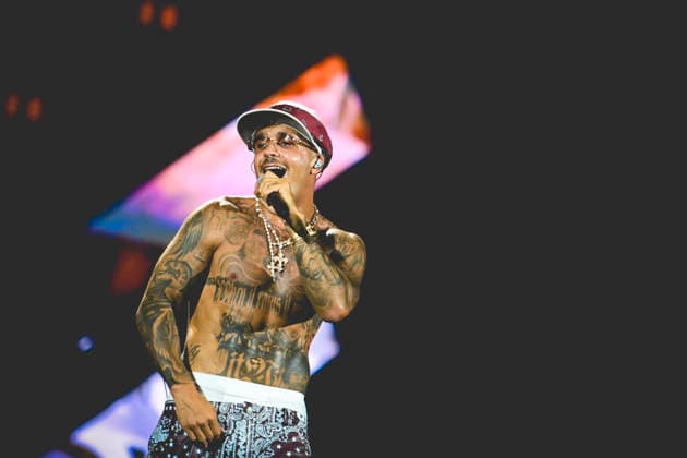 June 26, 2026, Napoli, Italy: Italian rapper Emanuele Palumbo better known as Geolier performs live at Stadium Maradona in Napoli during his Stadi Tour 2026. Napoli Italy  - ZUMAs197 20260626_aaa_s197_165 Copyright: xPaolaxVisonex