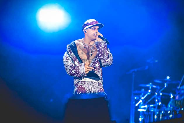 June 26, 2026, Napoli, Italy: Italian rapper Emanuele Palumbo better known as Geolier performs live at Stadium Maradona in Napoli during his Stadi Tour 2026. Napoli Italy - ZUMAs197 20260626_aaa_s197_179 Copyright: xPaolaxVisonex
