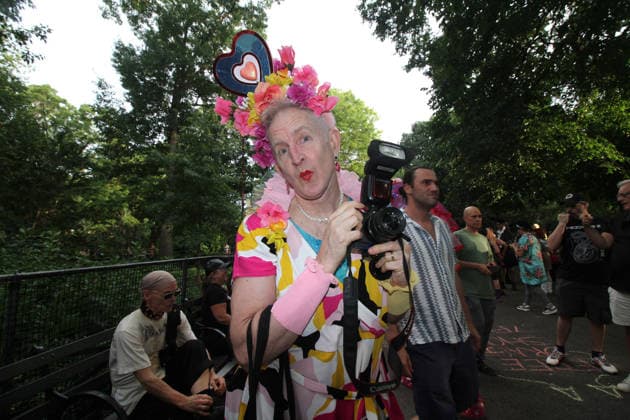 June 26, 2026, Manhattan, New York, USA: New York, New York June 26, 2026.. NYC Drag March, is an annual drag protest and visibility march in New York City, held during LGBTQ pride month in June Organized to coincide ahead of the NYC Pride March, The March starts at Thompkins Square Park and ends at the Historic Stone Wall Inn. Manhattan USA  - ZUMAct2_ 20260626_faf_ct2_016 Copyright: xBrucexCotlerx