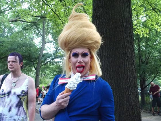 June 26, 2026, Manhattan, New York, United States: New York, New York June 26, 2026.. NYC Drag March, is an annual drag protest and visibility march in New York City, held during LGBTQ pride month in June Organized to coincide ahead of the NYC Pride March, The March starts at Thompkins Square Park and ends at the Historic Stone Wall Inn. Manhattan United States - ZUMAc308 20260626_znp_c308_023 Copyright: xSamanthaxCotlerx
