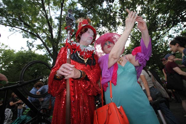 June 26, 2026, Manhattan, New York, USA: New York, New York June 26, 2026.. NYC Drag March, is an annual drag protest and visibility march in New York City, held during LGBTQ pride month in June Organized to coincide ahead of the NYC Pride March, The March starts at Thompkins Square Park and ends at the Historic Stone Wall Inn. Manhattan USA  - ZUMAct2_ 20260626_faf_ct2_040 Copyright: xBrucexCotlerx