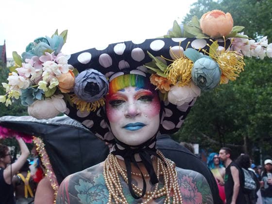 June 26, 2026, Manhattan, New York, United States: New York, New York June 26, 2026.. NYC Drag March, is an annual drag protest and visibility march in New York City, held during LGBTQ pride month in June Organized to coincide ahead of the NYC Pride March, The March starts at Thompkins Square Park and ends at the Historic Stone Wall Inn. Manhattan United States - ZUMAc308 20260626_znp_c308_029 Copyright: xSamanthaxCotlerx