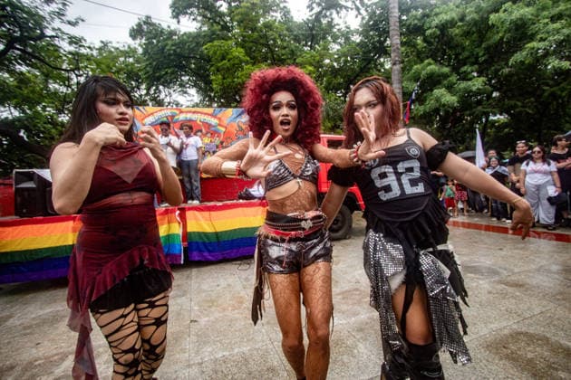 June 26, 2026, Manila, Manila, Philippines: Various LGBTQIA+ organizations gathered in solidarity at Liwasang Bonifacio, Manila, for the Stonewall Philippines Pride Protests, on June 26. Groups advocated for the immediate passage of the SOGIE Equality Bill, highlighting the need for better protections towards the LGBTQIA+ community. Also emphasizing PrideÃ¢â‚¬â ¢s militant tradition, demonstrators carried calls to address worsening conditions amidst rising prices, increasing militarization and continued foreign intervention. Manila Philippines  - ZUMAs383 20260626_zip_s383_006 Copyright: xNathanielxSorianox