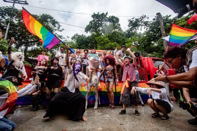June 26, 2026, Manila, Manila, Philippines: Various LGBTQIA+ organizations gathered in solidarity at Liwasang Bonifacio, Manila, for the Stonewall Philippines Pride Protests, on June 26. Groups advocated for the immediate passage of the SOGIE Equality Bill, highlighting the need for better protections towards the LGBTQIA+ community. Also emphasizing PrideÃ¢â‚¬â ¢s militant tradition, demonstrators carried calls to address worsening conditions amidst rising prices, increasing militarization and continued foreign intervention. Manila Philippines  - ZUMAs383 20260626_zip_s383_007 Copyright: xNathanielxSorianox