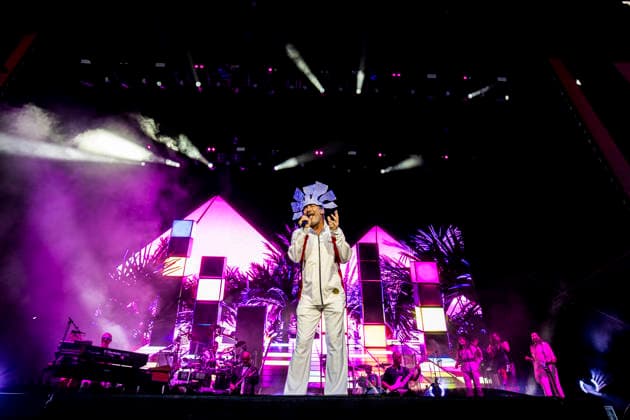 Jamiroquai live at Tinderbox 2026 Odense, Denmark. 26th, June 2026. The British funk and pop band Jamiroquai performs a live concert during the Danish music festival Tinderbox 2026 in Odense. Here singer and songwriter Jay Kay is seen live on stage. Denmark, Odense  Copyright: xGonzalesxPhoto LassexLagonix