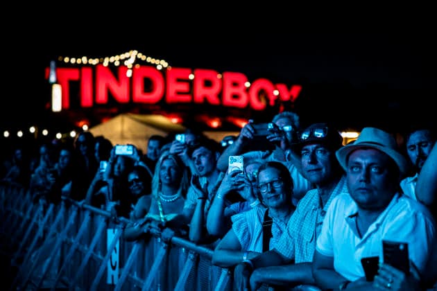 Moby live at Tinderbox 2026 Odense, Denmark. 26th, June 2026. Concert goers seen a live concert with the American singer, DJ and musician Moby during the Danish music festival Tinderbox 2026 in Odense. Denmark, Odense  Copyright: xGonzalesxPhoto LassexLagonix