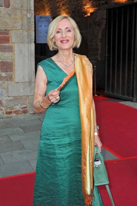 Bad Hersfelder Festspiele - Premiere Parzival. Petra Gerster anläßlich der Premiere von Parzival im Rahmen der Bad Hersfelder Festspiele am 26.06.2026 in der Stiftsruine Bad Hersfeld. 20260626MWI130481 *** Bad Hersfeld Festival: Premiere of *Parzival* by Petra Gerster on the occasion of the premiere of *Parzival* as part of the Bad Hersfeld Festival on June 26, 2026, at the Stiftsruine in Bad Hersfeld 20260626MWI130481